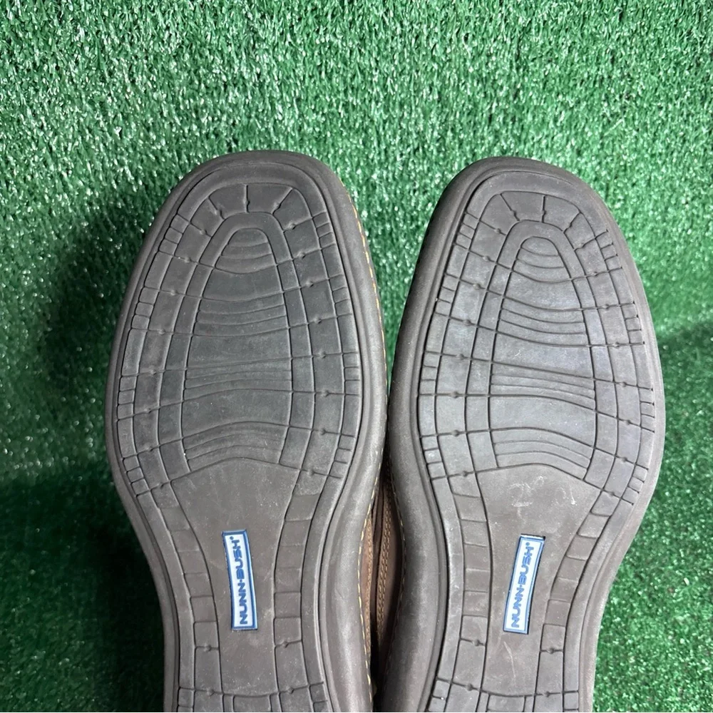 Nunn‎ Bush Comfort Boat Shoes Brown Leather Mens Size 10.5 M